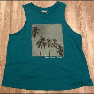 Aeropostale Teal Beach Tanktop